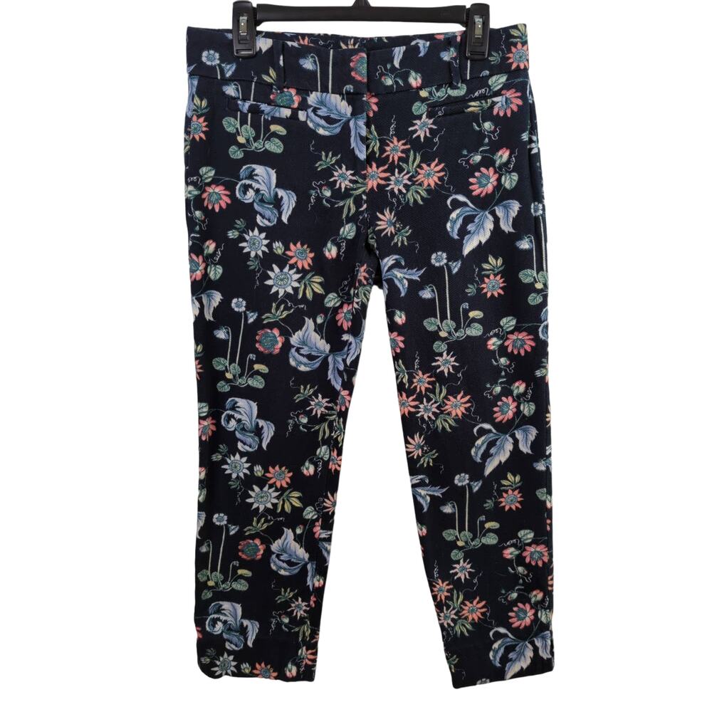 Ann Taylor Devin Fit Floral Ankle Pants Size 6